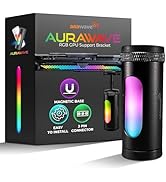 AAAwave AURAWAVE GPU Support Bracket, Anti-Sag Video Card Holder, Adjustable Height GPU Bracket w...
