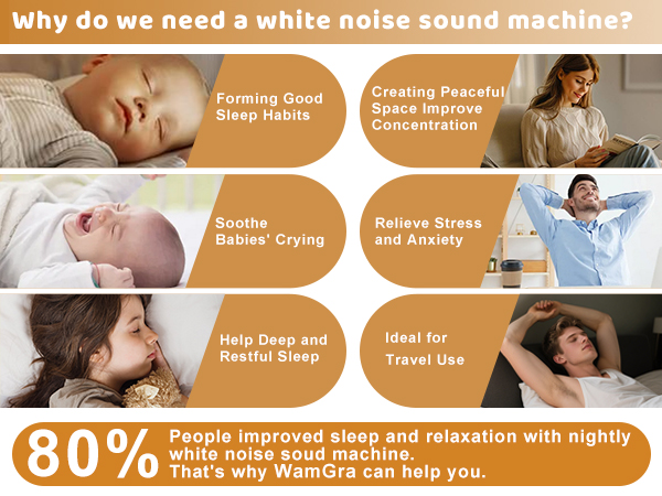 baby sound machine for sleeping white noise machine baby sleep sounds for deep restful sleep