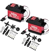 35KG High Torque RC Servo,Servo Motor 4.8-8.4V RC Servo Full Metal Gear Waterproof Compatible wit...