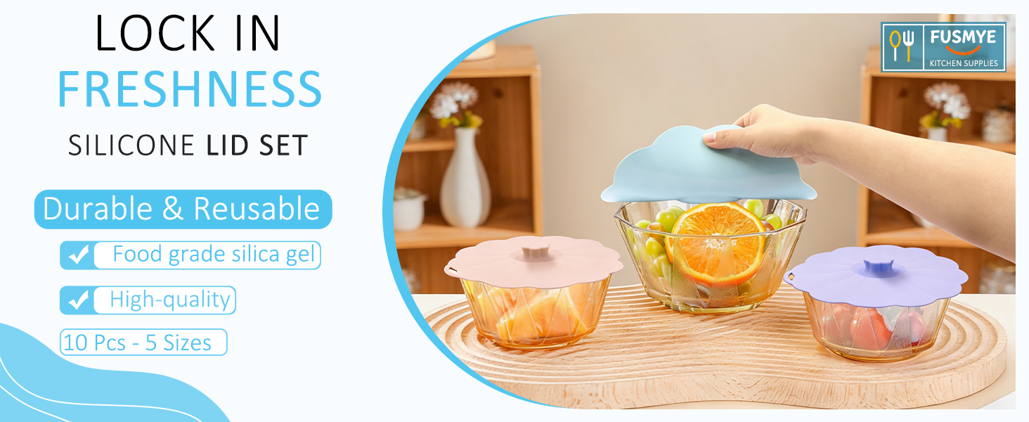 Silicone Lids for Bowl Silicone Microwave Splatter Covers