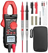 Proster Digital Clamp Meter TRMS 600A AC Current AC/DC Voltage NCV Continuity Resistance Temperat...