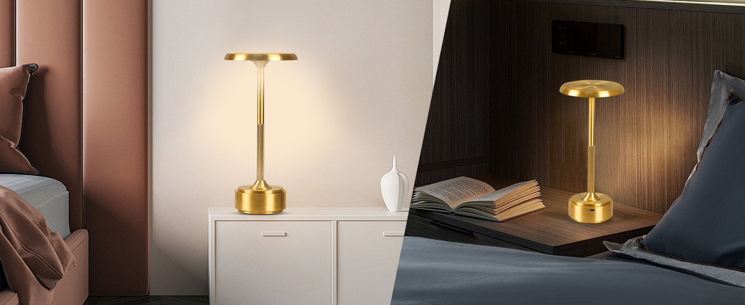 cordless table lamps rechargeable