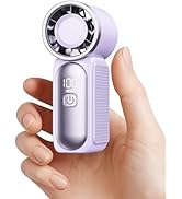 Gaiatop Portable Handheld Mini Fan, 6 Speeds 16900 RPM High Velocity Personal Fan with LED Displa...