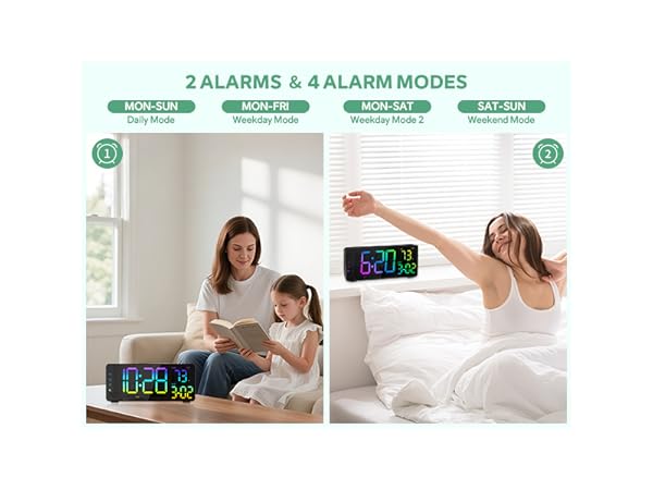 alarm clocks for bedrooms