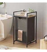 Laundry Hampers,Laundry Basket, Laundry Sorter with Top Shelf &amp; Removable Washable Bags &amp; Side Po...