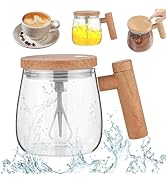 Electric Mixing Mug, 13.5oz Electric Self Mixing Cup with Lid, Self Stirring Coffee Cup, Electric...
