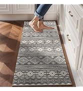 Yancorp 2x5.3ft Kitchen Runner Rug Boho Runner Rug Non Slip Washable Kitchen Rug for Floor Bathro...