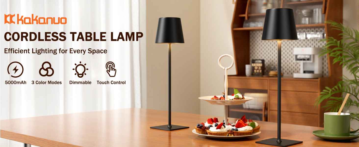cordless lamp for dining