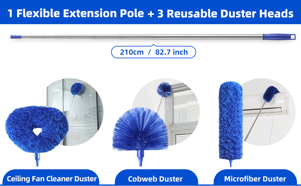 Cleaning Duster With Extension Pole