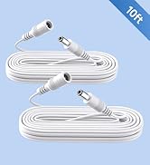ANLINK 2 Pack 10ft 3M DC Power Extension Cable, 2PCS DC 12V Power Adapter Extension Cord 5.5mm x ...