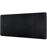 Laokiiy Desk Mat, Dual-Sided Desk Pad, Large Mouse Pad for Desk, Natural Cork &amp; PU Leather Non-Sl...