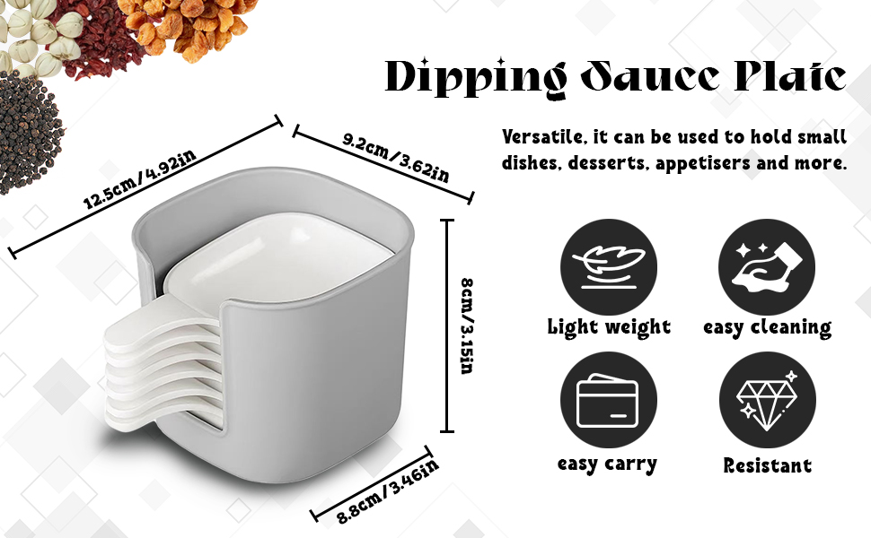 dipping sauce dishes bowls seasoning