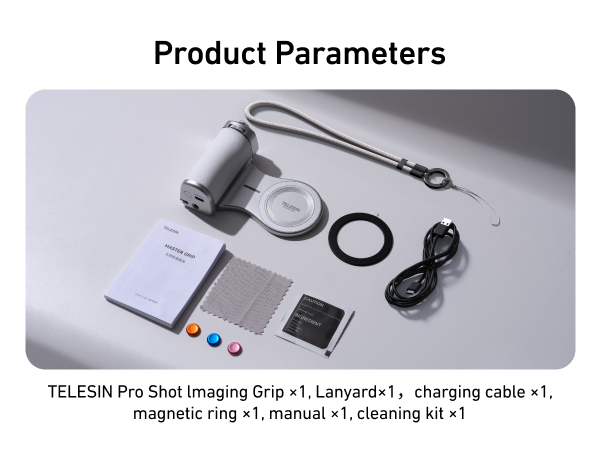 magnetic phone camera grip