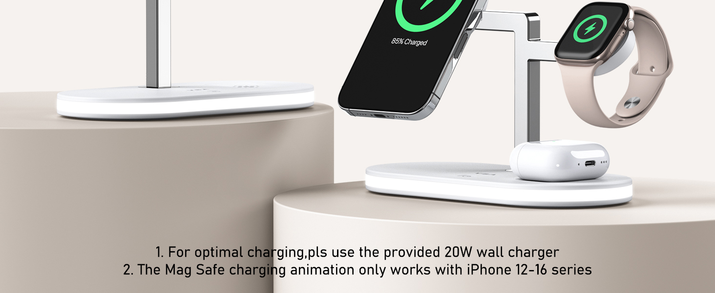 4 in 1 charging station for apple devices