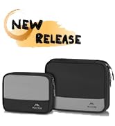 MATEIN Electronics Travel Organizer 2 Pack, Water Resistant Cable Organizer Bag Carrying Case for...