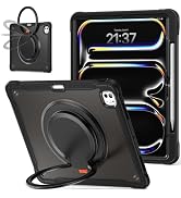 Batianda for iPad Pro 13 inch Case 2025 M5 2024 M4 Chip Lightweight Dual-Layer Protective Tablet ...