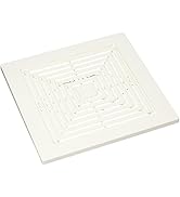 Broan-NuTone BP90 Replacement Grille For 688 Fan , White, 9 In. x 9.25 In. x 0.325 In. with 7.25 ...
