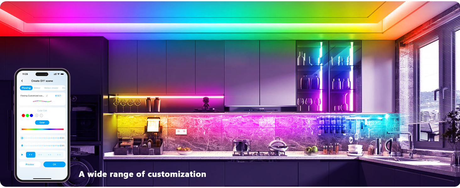 A wide range of customizatio