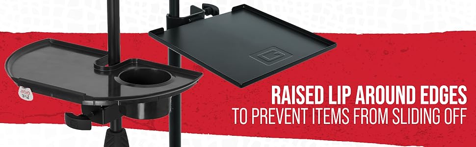 Shelves and Trays Raised Outer Lip 