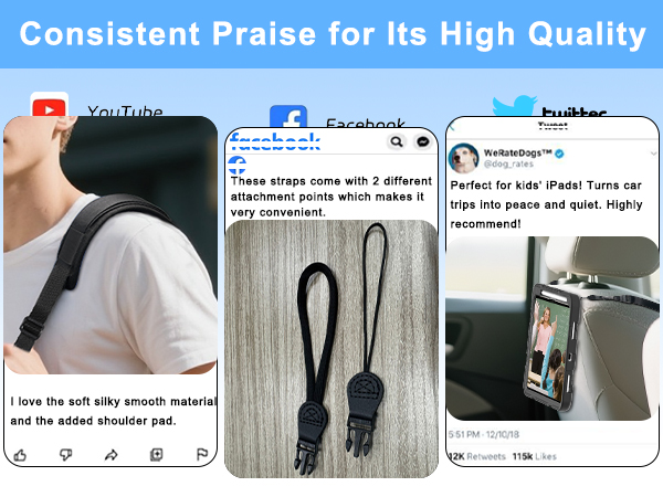 ipad strap holder cross body