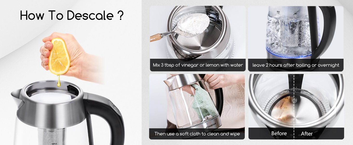 electric kettle temperature control tea kettle water kettle electric teapot glass kettle waterboiler