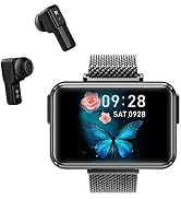 T91 Smart Bracelet 2 in 1 Smart Watch TWS Wireless Bluetooth Headset 1.4 Inch IPS Screen Health M...