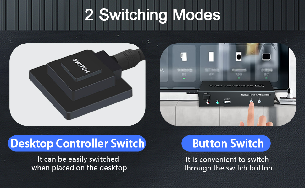 dual monitor kvm switch