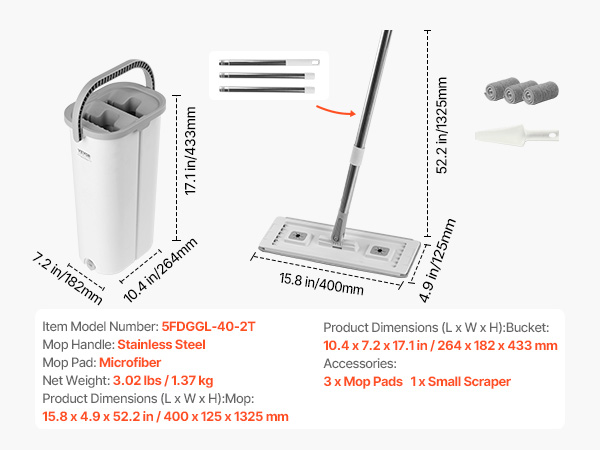 mop and bucket set separate dirty water