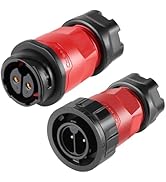 CNLINKO YM-20 2 PIN Industrial Waterproof Connector,IP68 Circular Connector,PBT Plastic Shell Qui...