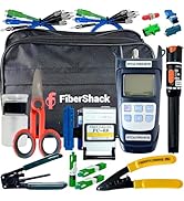FiberShack - Fiber Termination Kit - 12 Piece FTTH Fiber Optic Tool Kit Includes All You Need to ...