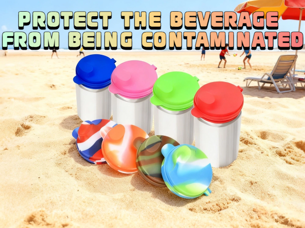 silicone can covers for soda