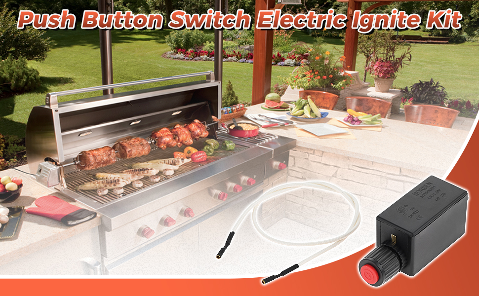 Hicello Spark Generator Electronic Push Button Pluse Igniter