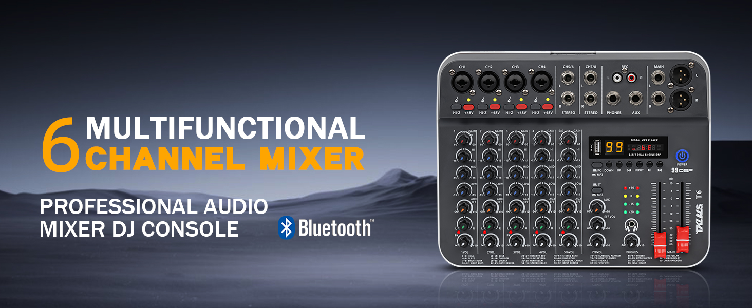 Studio Audio Sound Mixer Board