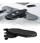 CABTE Ergonomics Desk Extender Tray, Table Mount Arm Wrist Rest Shelf, 180° Swivel Elbow Arm Supp...