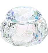 FOMIYES Clear Nail Art Acrylic Liquid Powder Dappen Dish Bowl Glass Crystal Cup Glassware with Li...