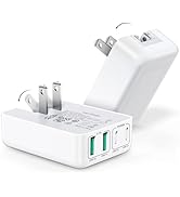 40W USB C Charger Block, Flat USB C Wall Charger Slim Dual Port Type C Fast Charging Blocks Box B...