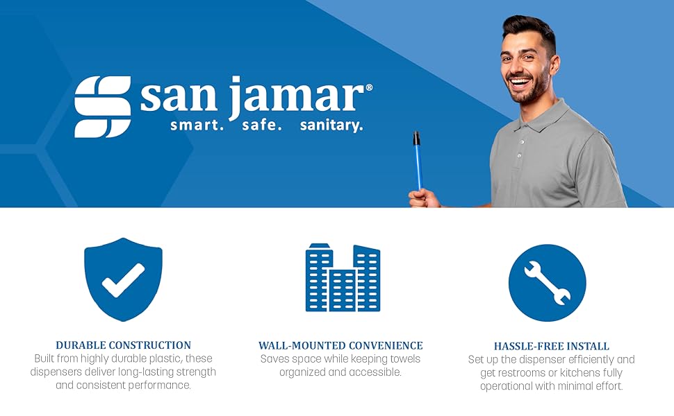 SAN JAMAR T1755 Paper Towel Dispenser