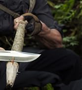 Mossy Oak Fixed Blade Gut Hook Knife, 9.5-inch Full Tang Field Processing Knife - Wooden Handle, ...