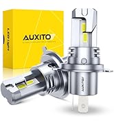 AUXITO H4 9003 HB2 Light Bulb Hi/Low Beam, 6500K Cool White, 40,000LM 900% Super Brighter,Turn Ni...