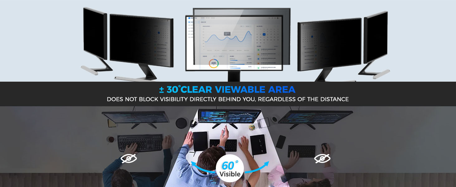 computer screen privacy shield 24 inch