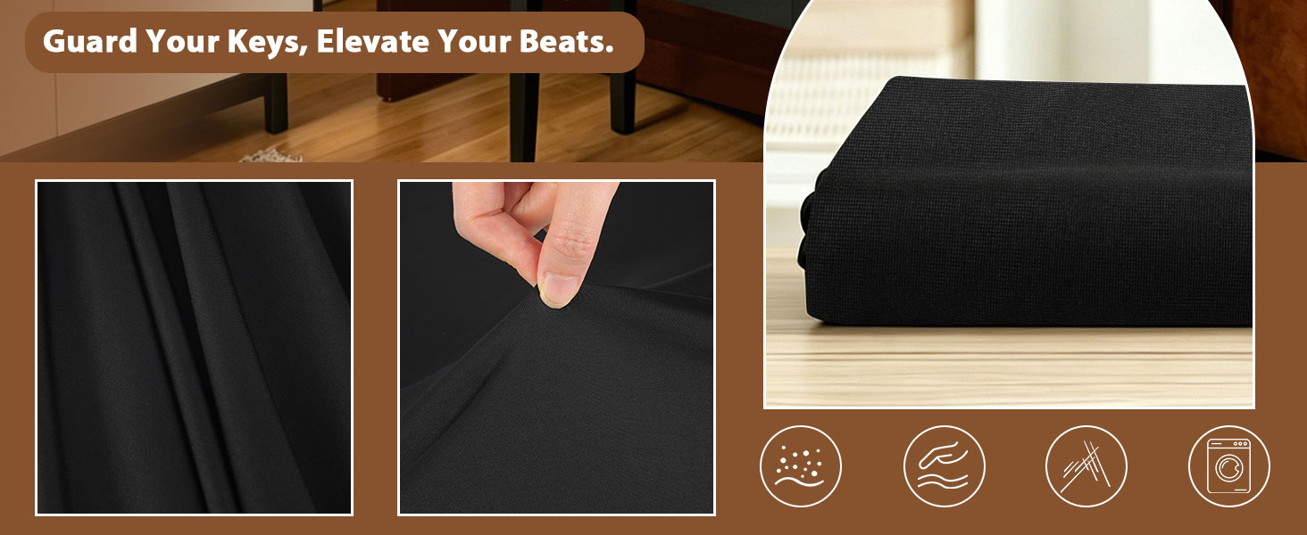Piano Keyboard Dust Cover