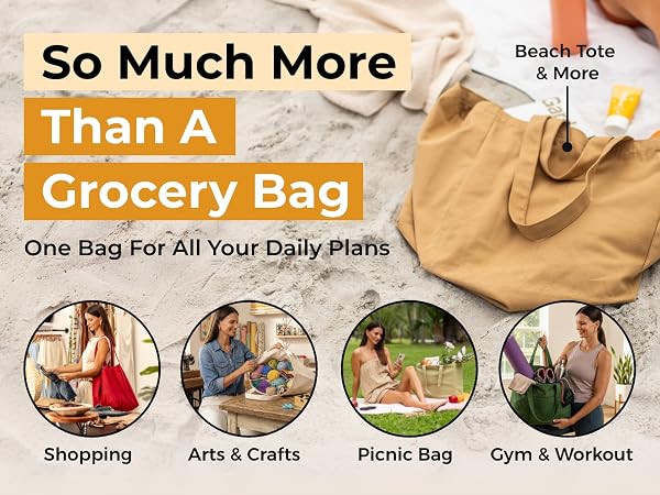 canvas bags, kitchen reusable grocery bags, canvas shopping bags for groceries, reusable grocery bag