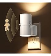 L LOHAS LED Motion Sensor Night Light Plug in, [2 Pack] Motion Activated Night Light, 0-100LM Dim...