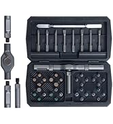 ANVANNA 42 in 1 Magnetic Screwdriver, Screwdriver Set, Multi Bit Ratcheting Screwdriver Set with ...