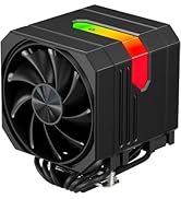 CPU Air Cooler with 6X6mm Heat Pipes,Dual 120mm Fan ARGB CPU Cooler 1605rmp,CPU Air Cooler AMD AM...