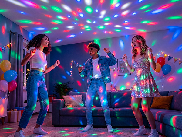 disco ball light for birthdays