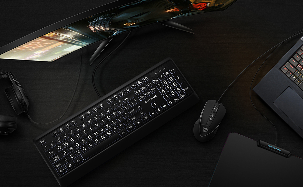 KB612 Large Letter Keyboard