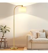 KQW Tall Floor Lamp for Living Room,65'' Modern Standing Lamps with 9W LED Bulb,Dimmable Floor Li...