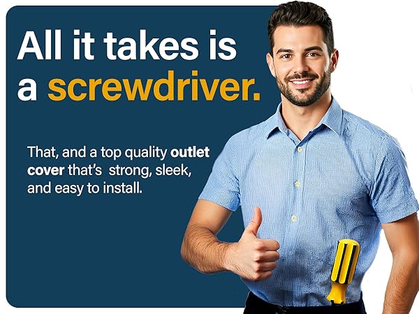 all it takes is a screwdriver