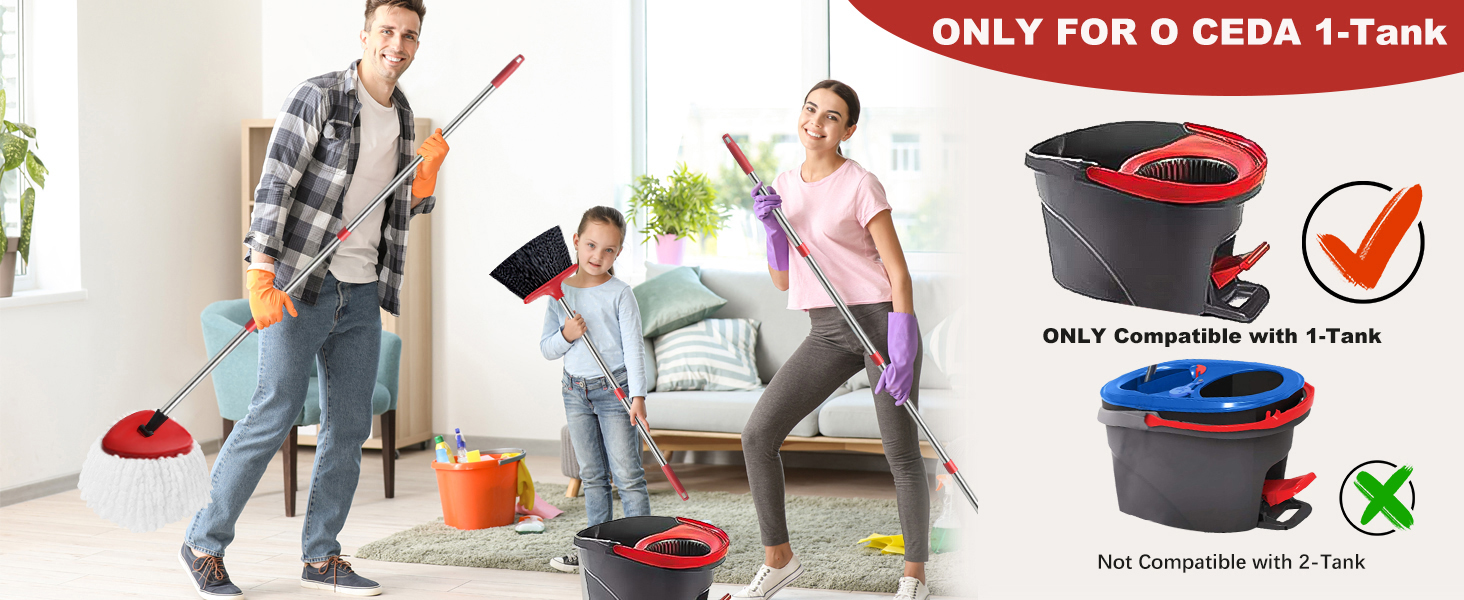 mop head replacement compatible with o cedar